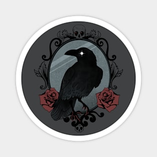 Crow raven dark Magnet